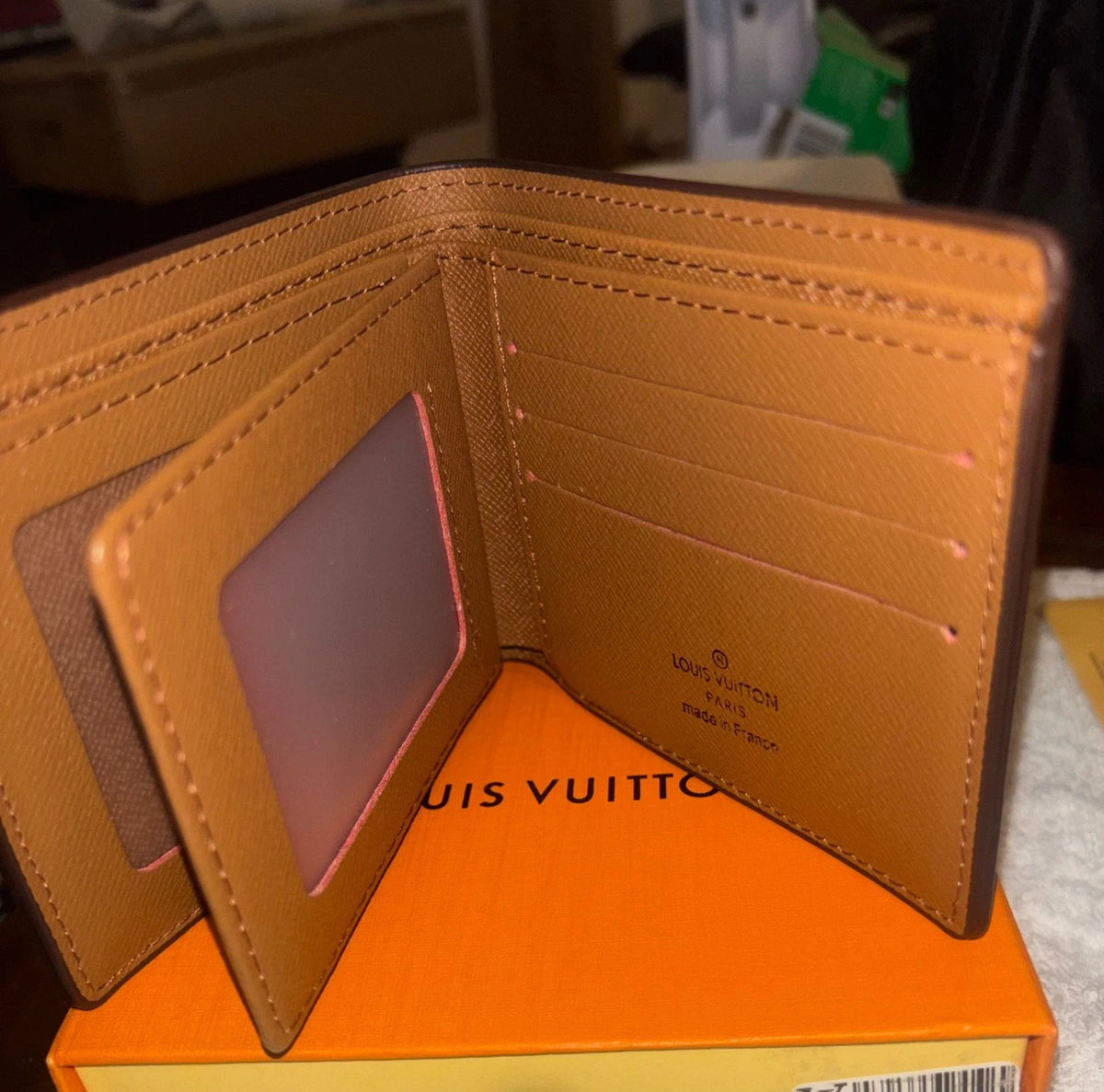 Louis Vuitton Brown Monogram Bifold Wallet for Men – view 9