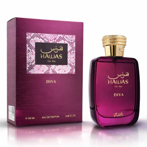Hawas Diva For Her Eau De Parfum 100ml by Rasasi