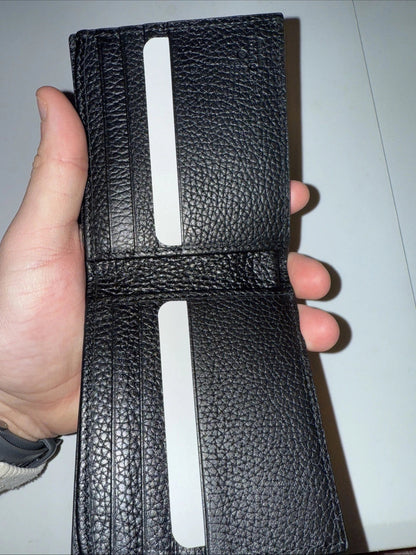 Gucci Jumbo GG Black Italian Leather Bi-Fold Wallet – view 2