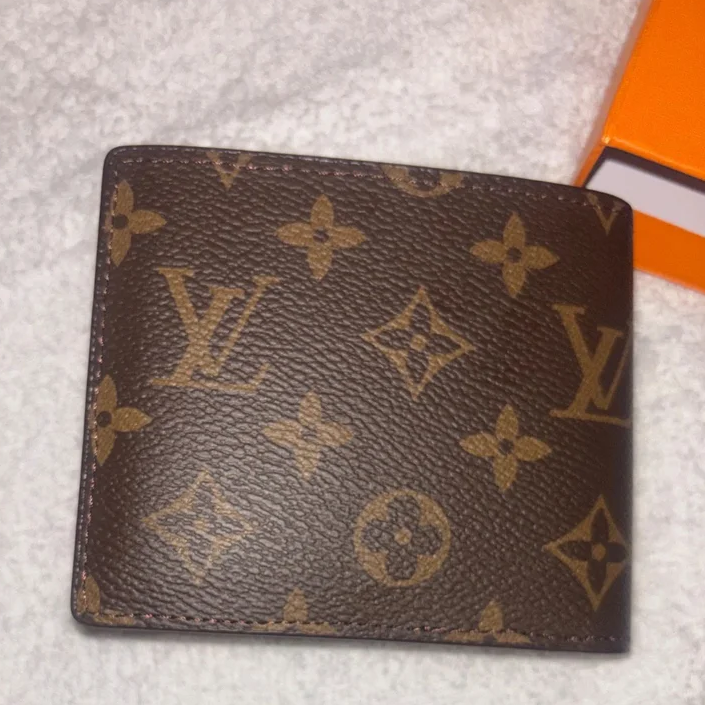 Louis Vuitton Brown Monogram Bifold Wallet for Men