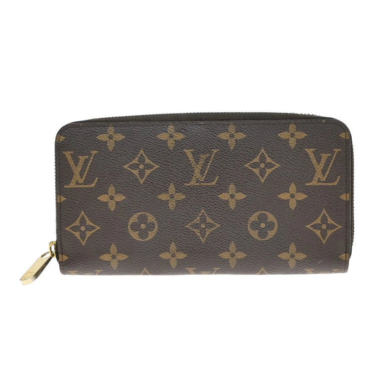 Louis Vuitton Long Zippy Wallet Monogram Leather Brown