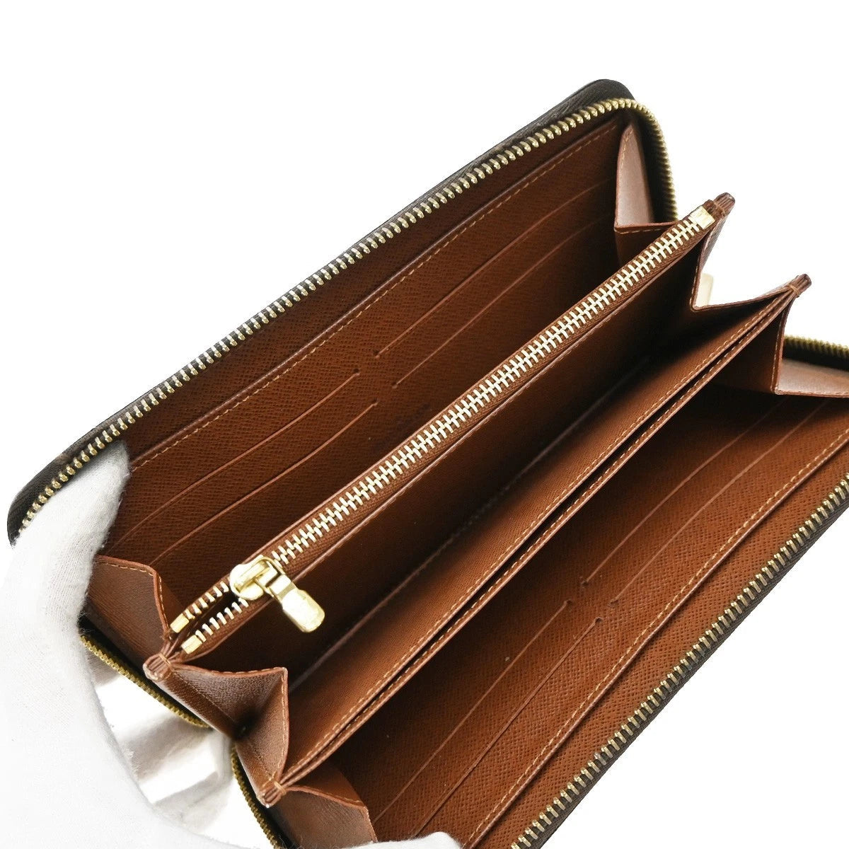 Louis Vuitton Long Zippy Wallet Monogram Leather Brown – view 10