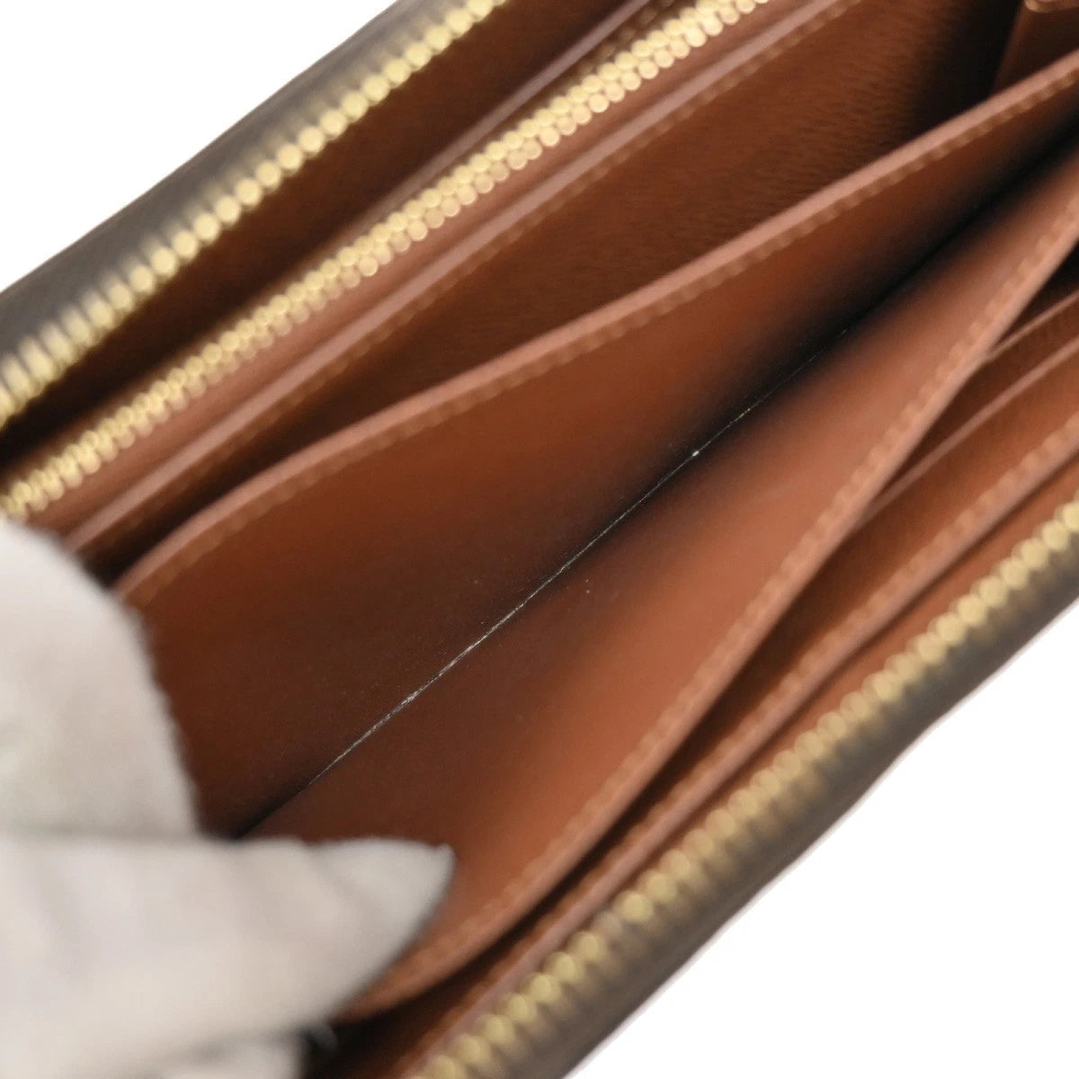 Louis Vuitton Long Zippy Wallet Monogram Leather Brown – view 14