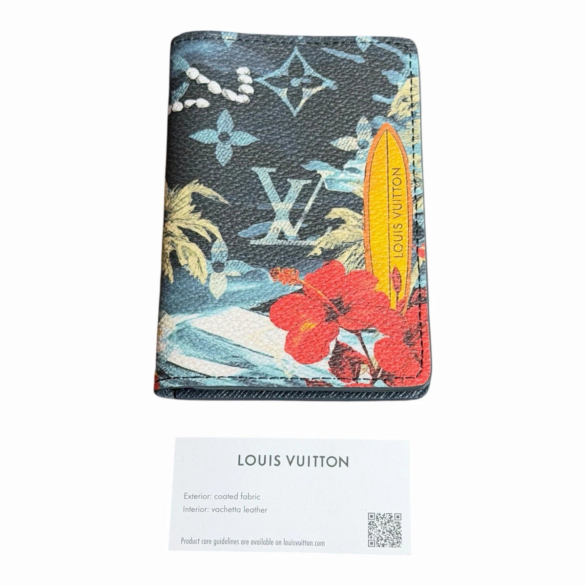 Louis Vuitton Pocket Organizer Monogram Surfin’ Blue Bifold Wallet – view 13