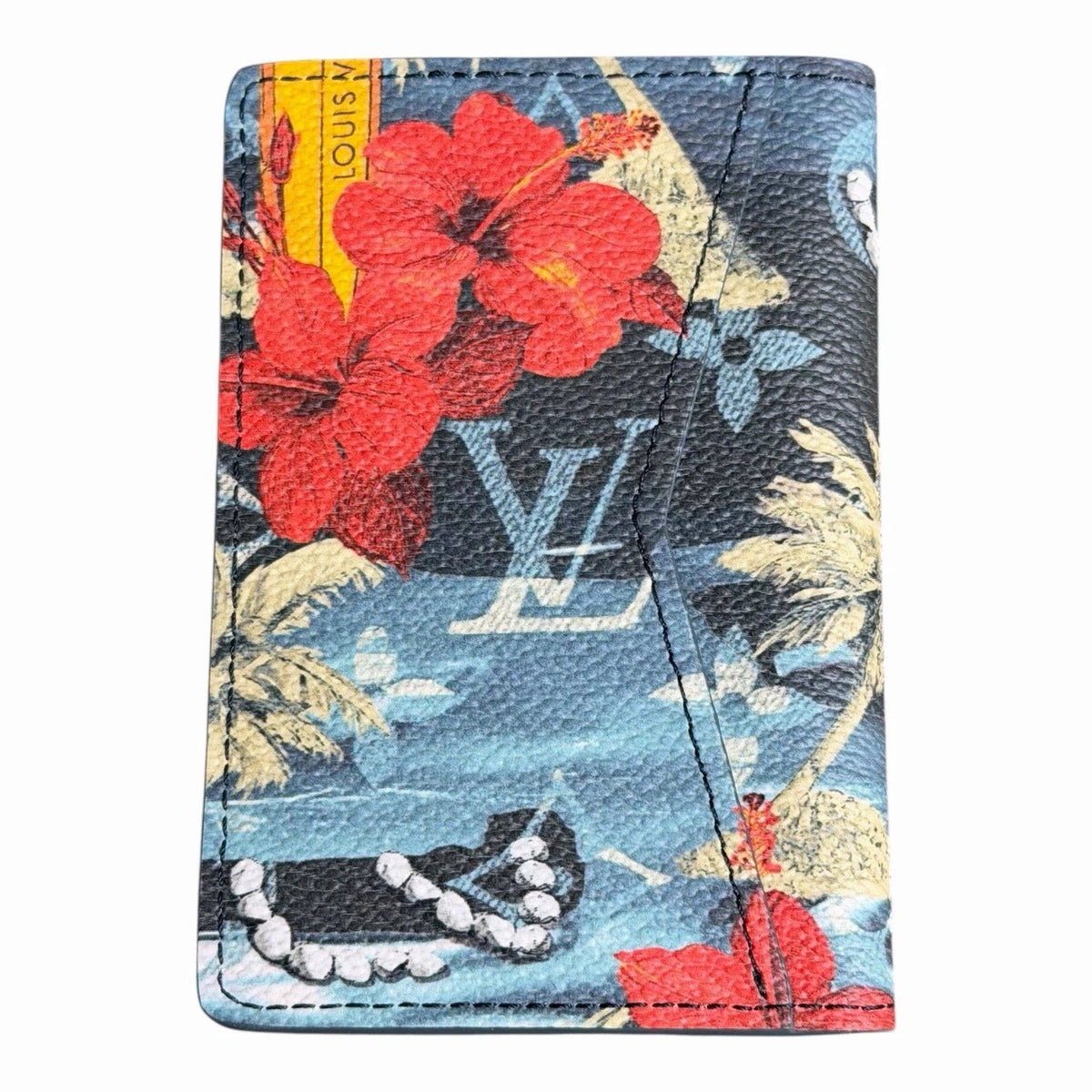 Louis Vuitton Pocket Organizer Monogram Surfin’ Blue Bifold Wallet – view 3