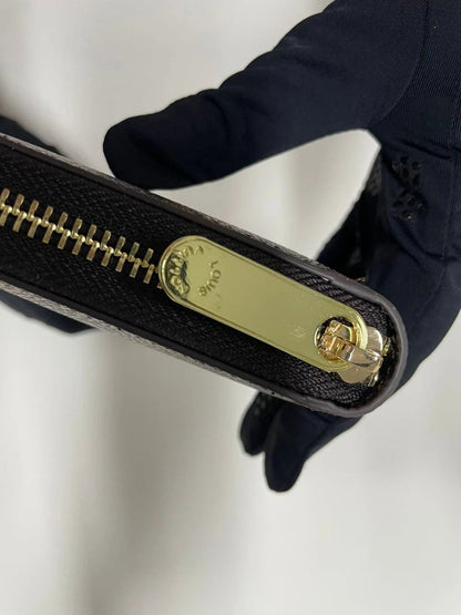 Louis Vuitton Damier Ebene Zippy Zip Around Long Wallet – view 3