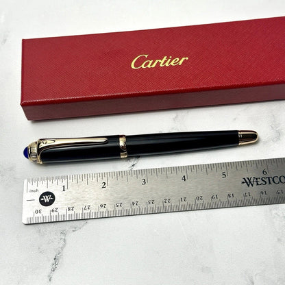 Cartier Black & Gold Composite Executive Rollerball Pen – view 10