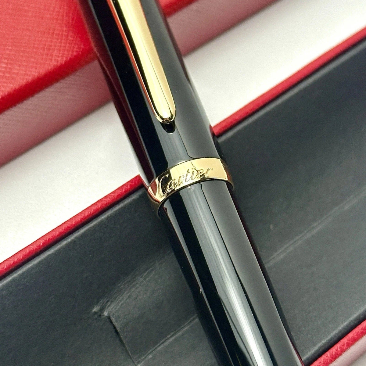 Cartier Black & Gold Composite Executive Rollerball Pen – view 4