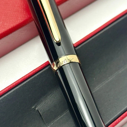 Cartier Black & Gold Composite Executive Rollerball Pen – view 4