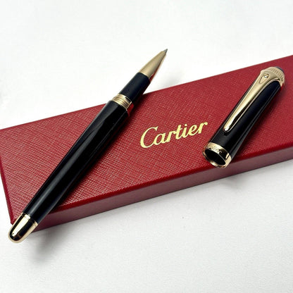 Cartier Black & Gold Composite Executive Rollerball Pen – view 8