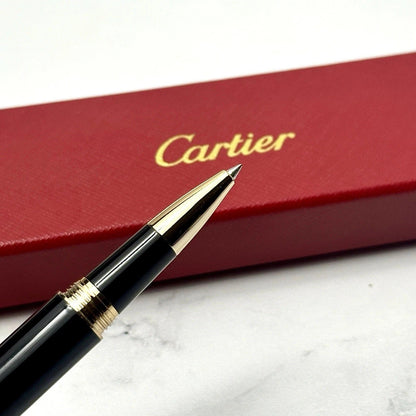 Cartier Black & Gold Composite Executive Rollerball Pen – view 9
