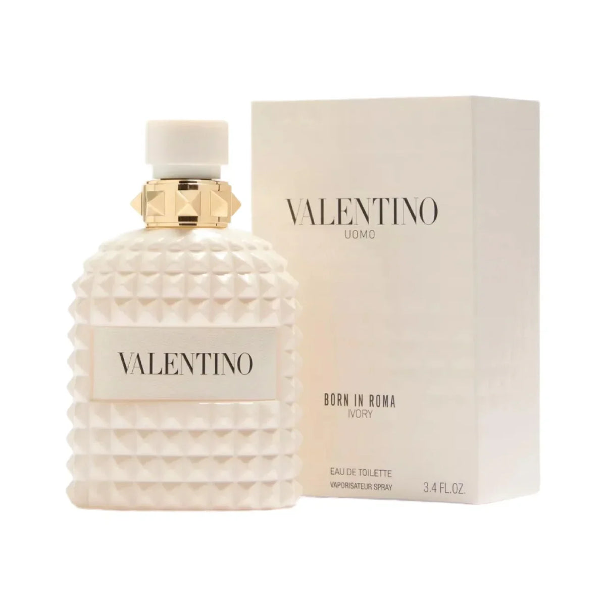 Valentino Uomo Born in Roma Ivory Eau de Toilette 3.4 oz Spray by Valentino