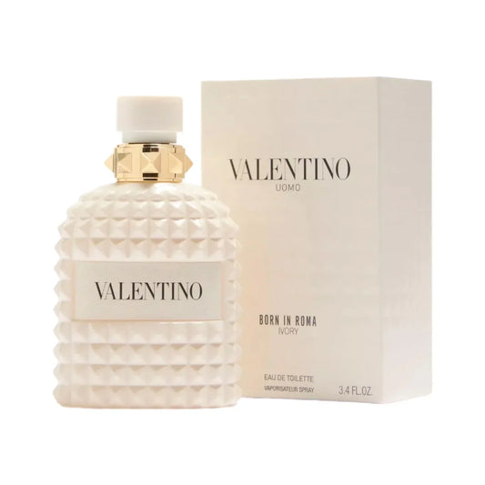 Valentino Uomo Born in Roma Ivory Eau de Toilette 3.4 oz Spray by Valentino