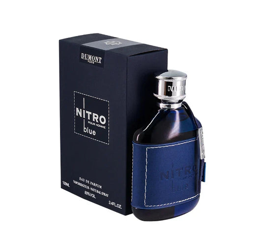 Nitro Blue Pour Homme Eau de Parfum 3.4 oz by Dumont Paris
