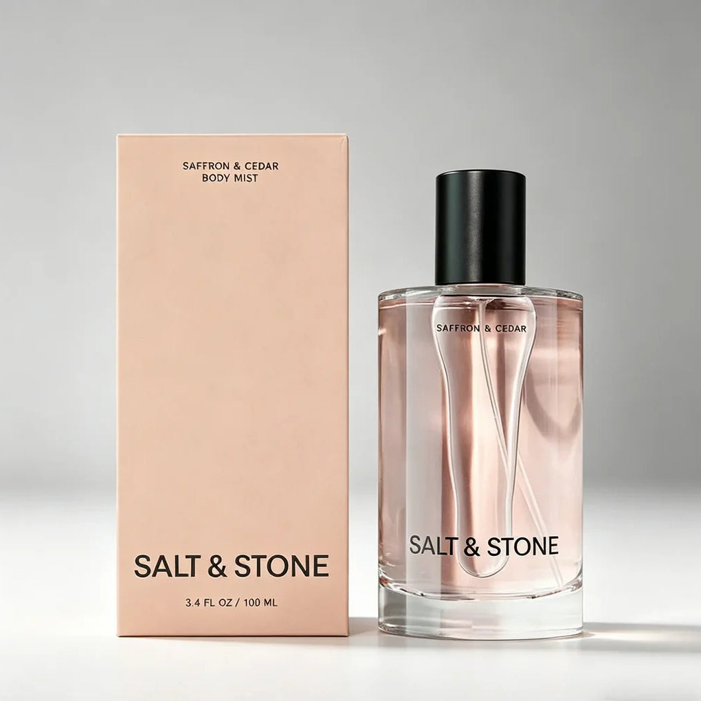 Salt & Stone Saffron & Cedar Body Mist 3.4 oz