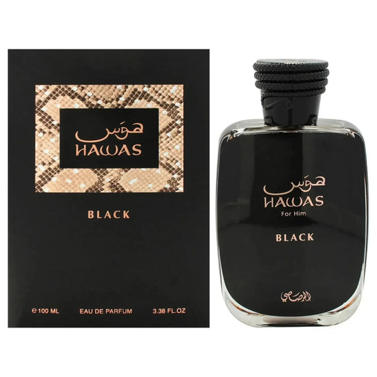 Rasasi Hawas Black For Him Eau De Parfum for Men