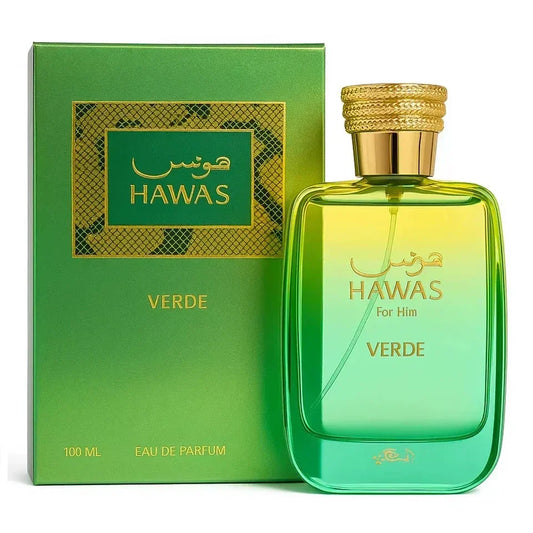 Hawas Verde Eau De Parfum 100ml by Rasasi for Men
